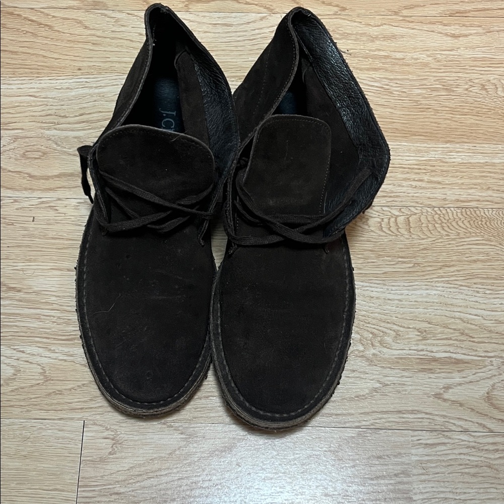 J. Crew Dark Brown Suede Boots